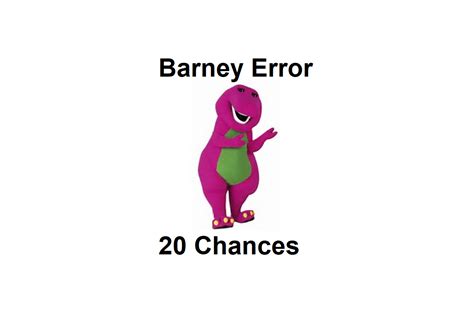 Creeper and the Gang are Using a PlayStation Console Session to Play, but Until Now, there is Something that is Coming Up. . Barney error